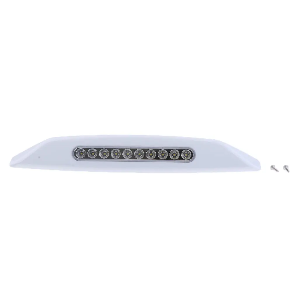 

Marine Boat Waterproof White 10 LED 12V-24V Front Door Corridor Light 0.3W