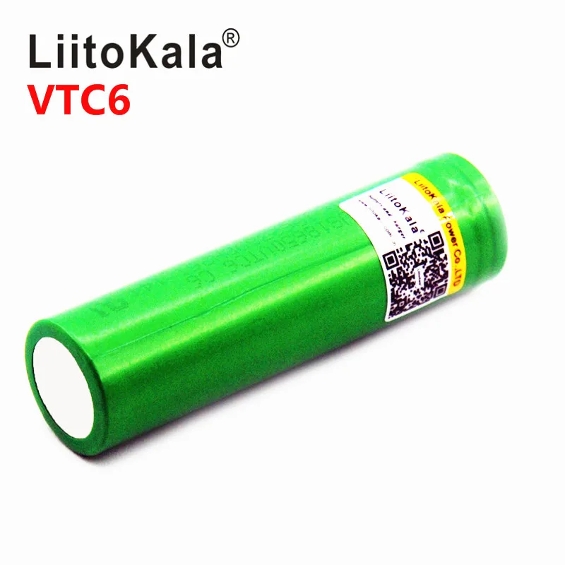 Литий-ионный аккумулятор Liitokala VTC6 3 7 в 3000 мАч 18650 30 А | Электроника