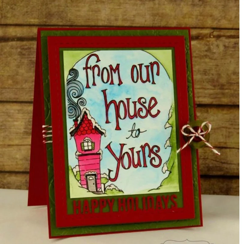 Металлические высекательные штампы диалоговое окно Рождественская рамка