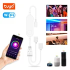 Светодиодная лента Tuya, Wi-Fi, 5-24 В, 4 контакта, голосовое управление