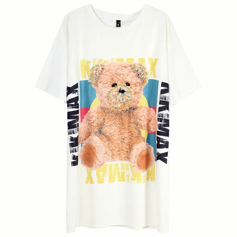 2020 весенние модные платья с мультяшным принтом и блестками женские коротким