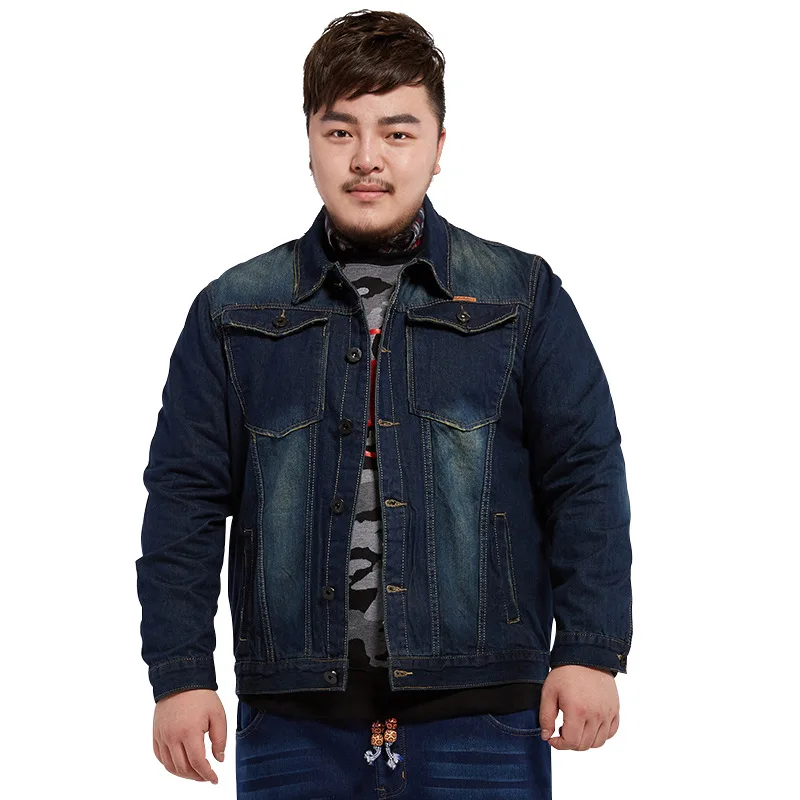 Мужская джинсовая куртка с карманами модное мужское пальто свободная одежда