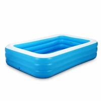 inflatable pool pvc inflatable pool childrens swimming paddling pool outdoor rectangular swimming pool pools swimming