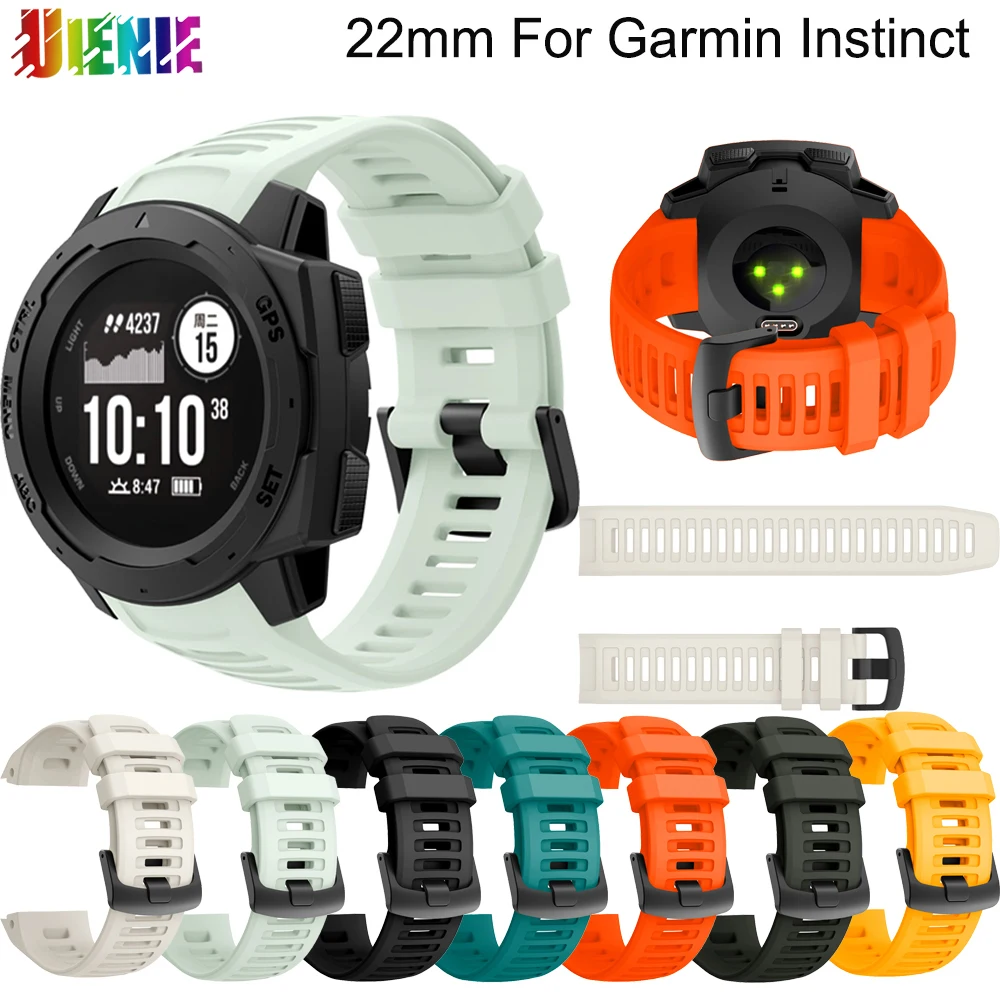 22 мм силиконовый ремешок для смарт-часов Garmin инстинкт smart watch frontier/классический