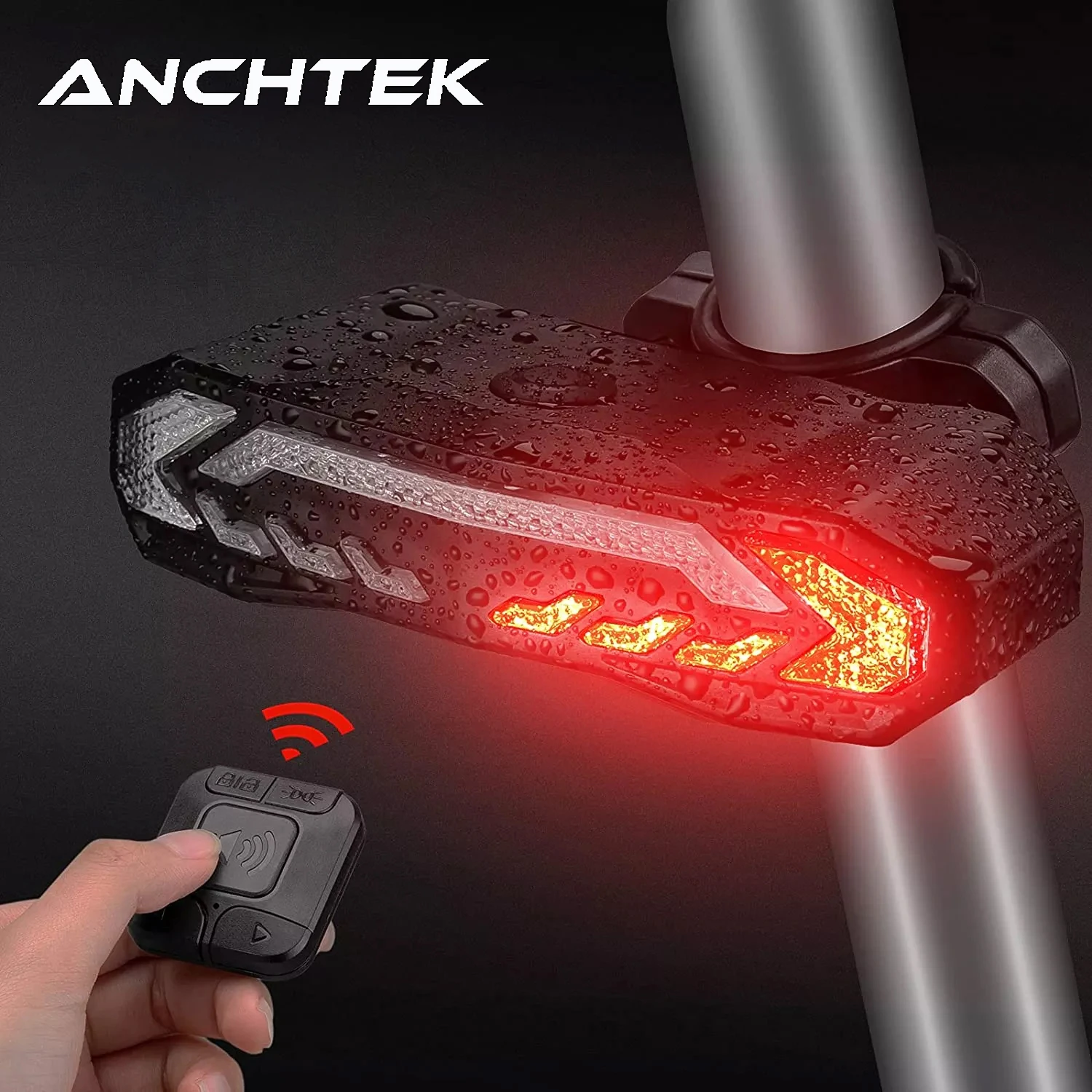 Сигнализация Anchtek мотоциклетная Беспроводная с дистанционным управлением и