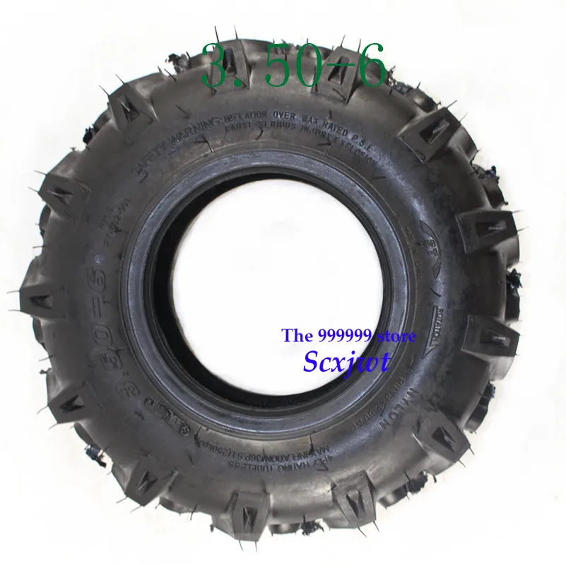 3.50-6 tire Tractor Tyre Wheel For ATV Quad Lawn Mower Garden rotary cultivator thickening vacuum tyre | Автомобили и мотоциклы