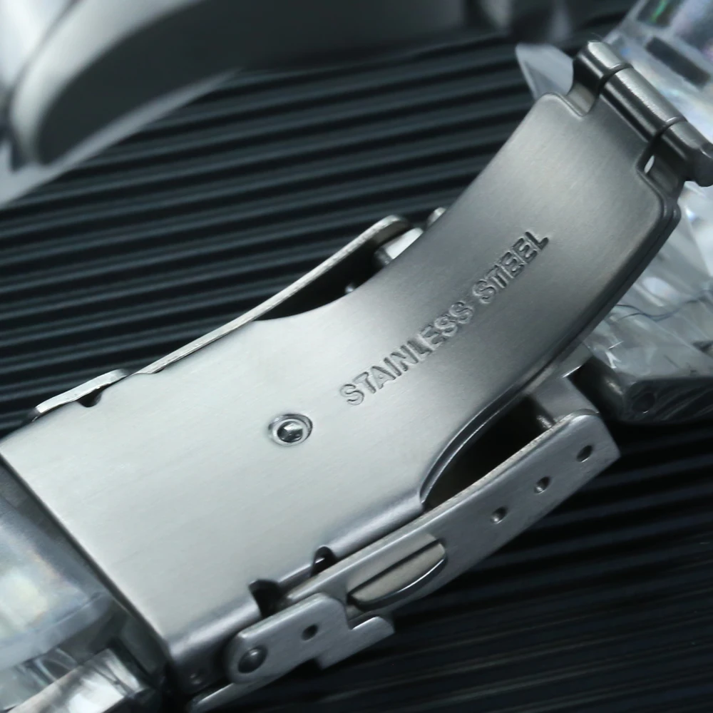 Часы мужские механические стальные с керамической рамкой 300 м - купить по