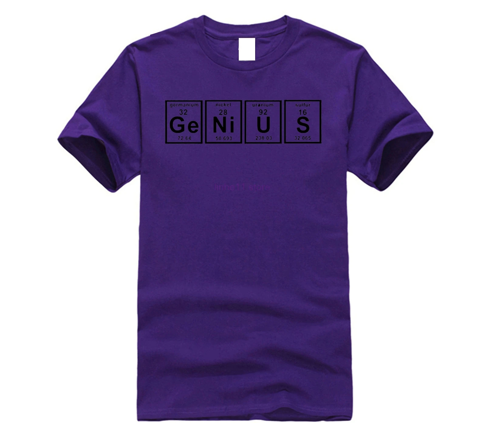 Забавная Мужская футболка с принтом GENIUS унисекс надписью dental TABLE Science Chemistry Humour