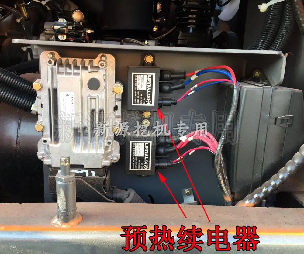 

New wheel excavator 65-75-8-9 70 90 preheating relay power supply preheating original accessories