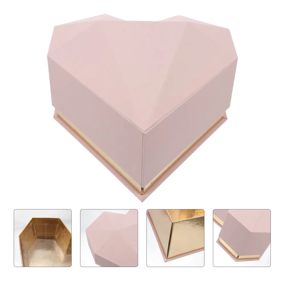 

Valentine's Day Flower Case Gift Packaging Box Heart-shaped Gift Flower Box
