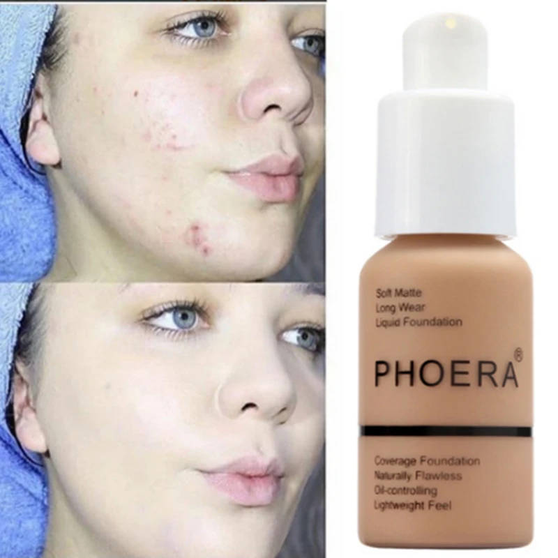 PHOERA Beauty новинка 30 мл тональный крем Мягкая матовая длинная одежда контроль