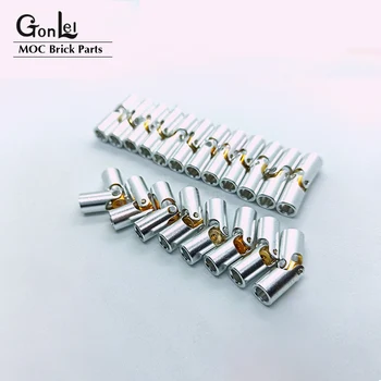 금속 범용 조인트 축 커넥터 61903, 과학 기술 시리즈 MOC 부품 9244 빌딩 블록 부품, DIY 완구, 5-10-15 피스