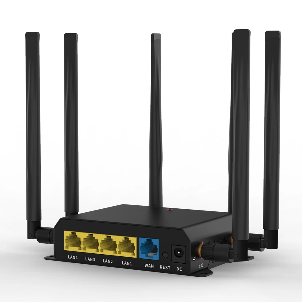 

Small Size Metal Enclosure 5G Router 300Mbps 2.4G Gigabit ports 5G CPE