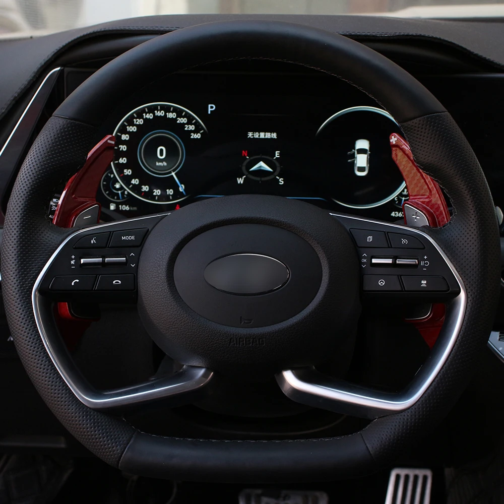 Удлиненные лопасти переключения передач украшение для руля Elantra CN7 новая Sonata DN8 Kia