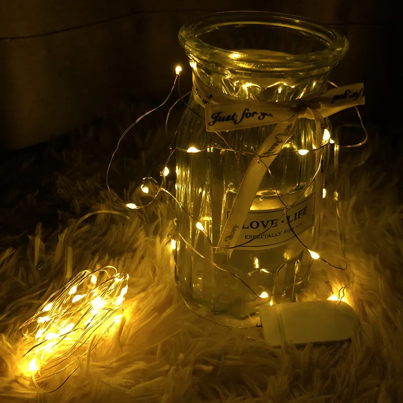 Рождественская гирлянда из медной проволоки сказочные огни праздничное