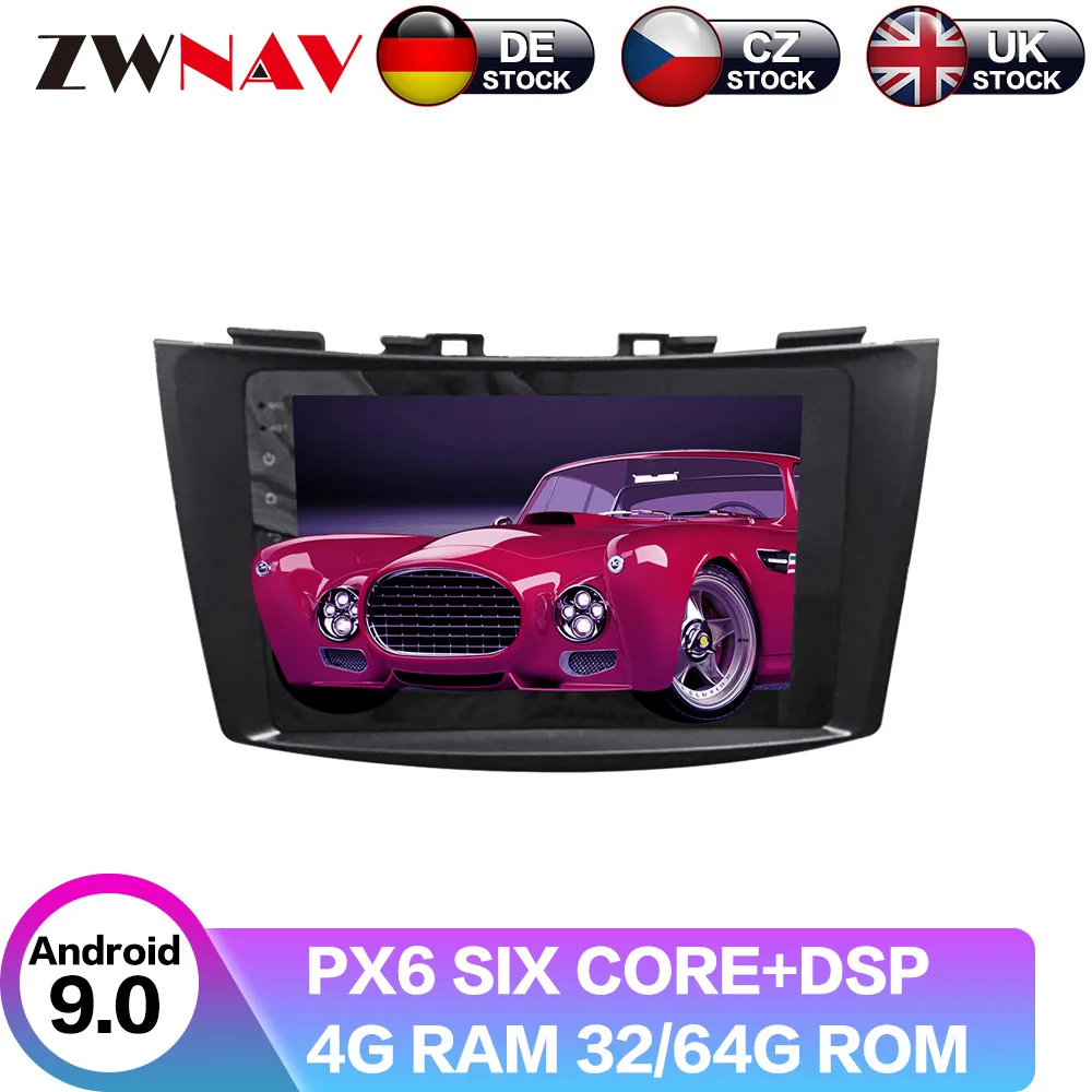 

Android 9 с DSP для Suzuki SWIFT 2013-2016, полносенсорный автомобильный радиоприемник, видеоплеер, мультимедийный GPS-навигатор, аксессуары Sed