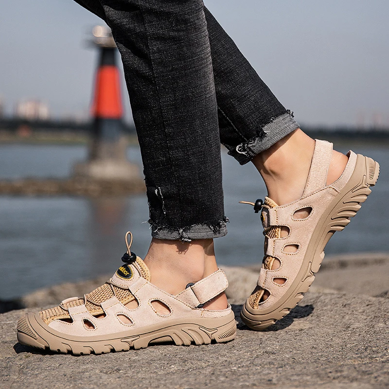 

Rubber Sandals Men Sandals Summer Mens Men Water Flat Outdoor Slip On Sports Shoes 39 S Leather Large Rubber Sandal