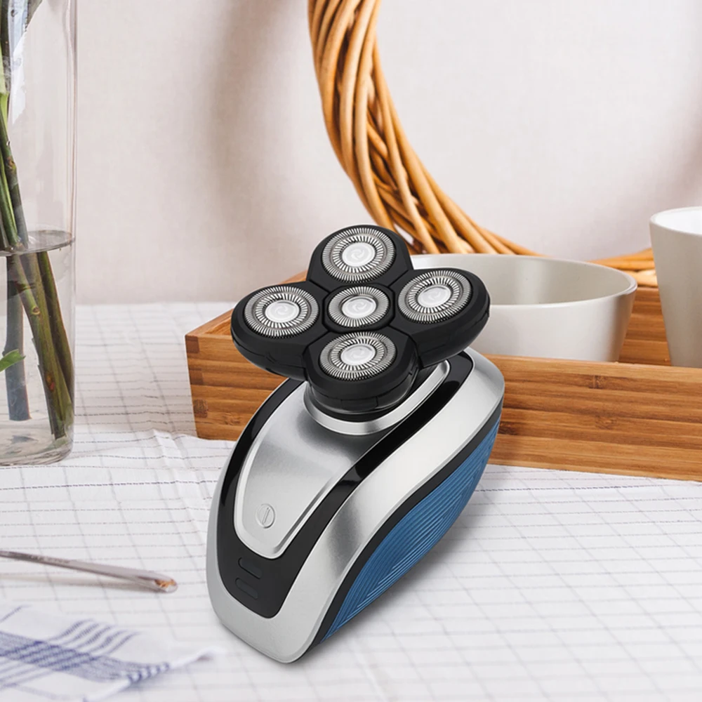 

Мужская перезаряжаемая бритва, 5 плавающих головок