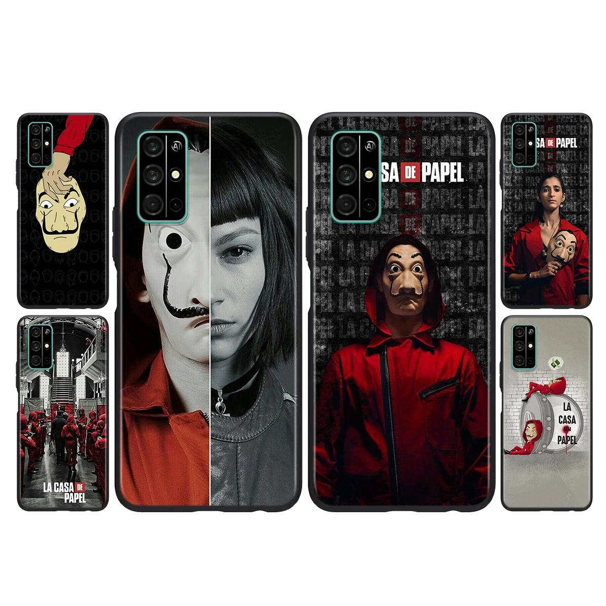 

Silicone Cover La Casa papel Heist House For Huawei Honor 30i 10X 30S 9A 9S 9X 30 9C 20 20S V20 10i 10 7C Pro Lite Phone Case