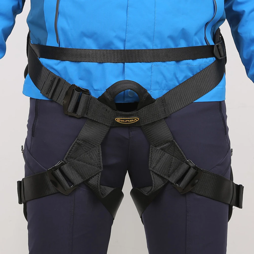 

Belt Tree Rock Climbing Harness Outdoor Mountain Survival Protective Safety Belt Adjustable Half Body Protection Harness