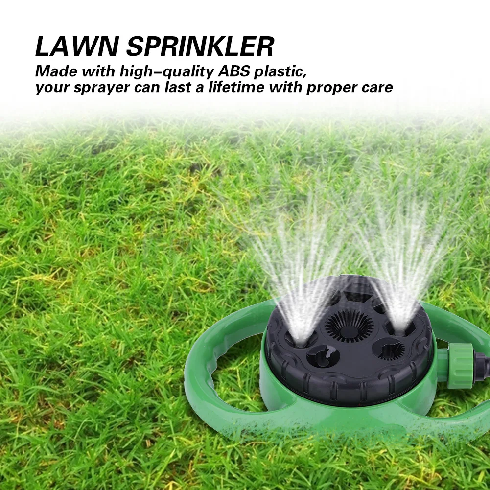 

360 Degree Automatic Garden Sprinklers Watering Grass Lawn Rotary Nozzle Rotating Water Sprinkler System Garden Supplies