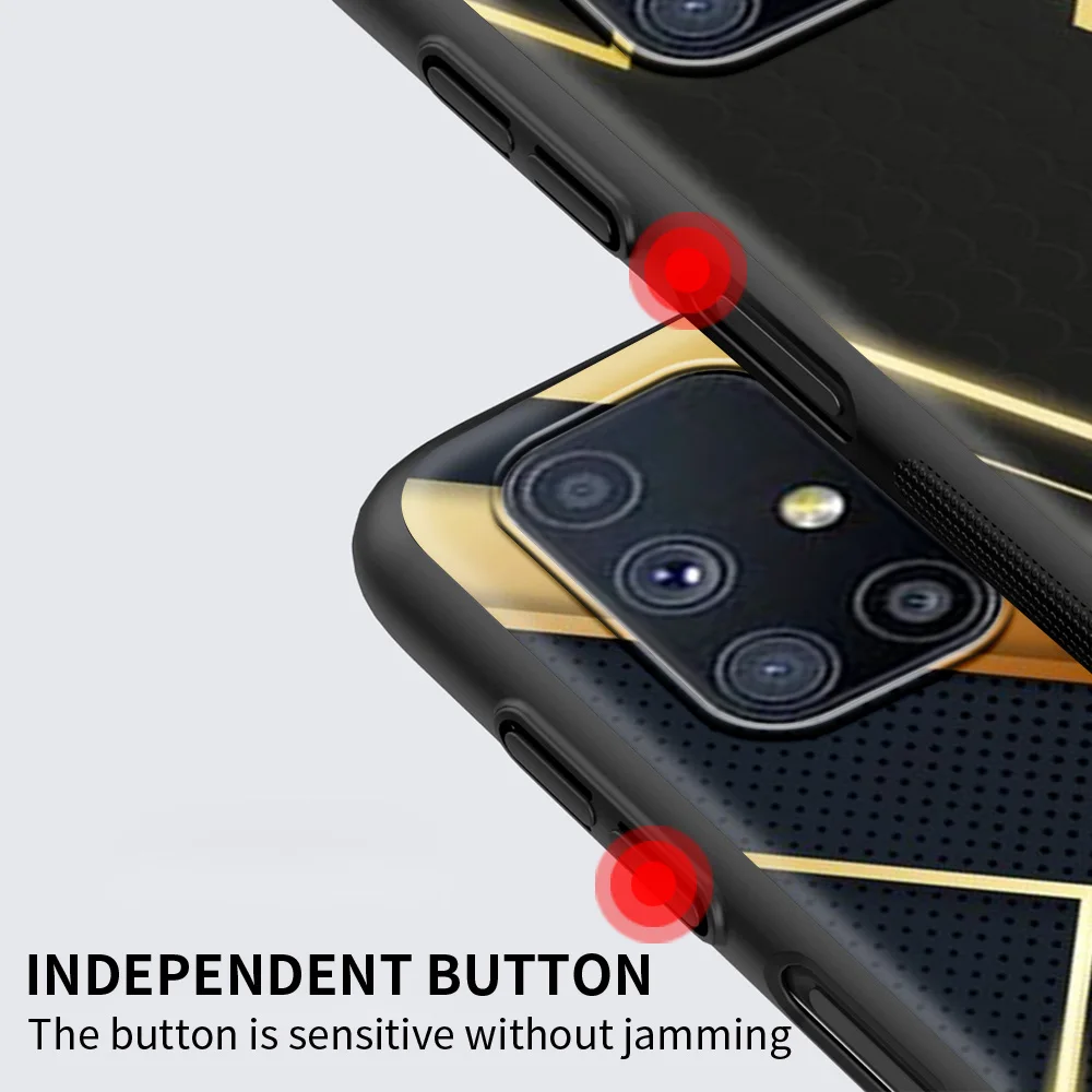 

Light Dark Figures Shockproof Coque for Samsung Galaxy M01 M11 M21 M31 M31S M51 A7 A9 2018 Silicone Phone Fall Case Shell