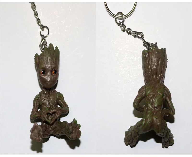 Strongwell кукла Грут связка ключей детское дерево фигурка мужчины Marvel guardiers Groot Cos галактика Мстители украшение фигурка игрушка