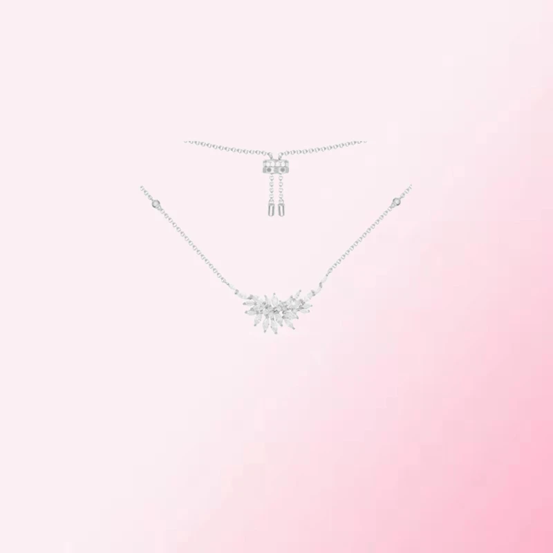 

1:1 Make 925 Sterling Silver Customized Light Luxury Style Fashion Exquisite Necklace