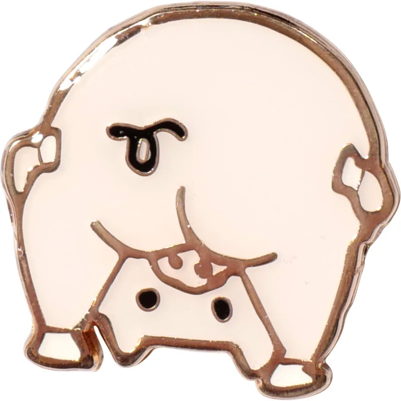 Японская Харадзюку маленькая Базовая брошь в виде поросенка для мужчин и женщин