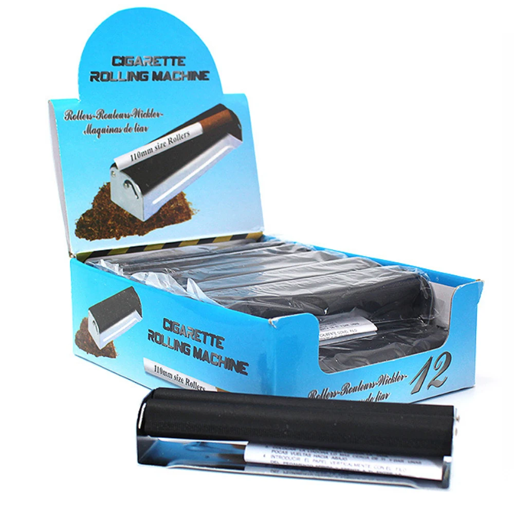 40 шт. оптовая продажа 110 мм прокатная машина металл табак сигарета рулонная