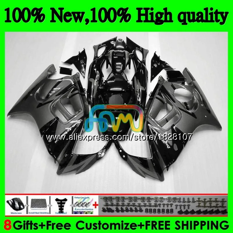 

Hot Grey black +Tank Kits For HONDA CBR600FS CBR600F3 1995 1996 97 98 3BS.305 CBR600 F3 CBR 600 FS 600F3 95 96 1997 1998 Fairing