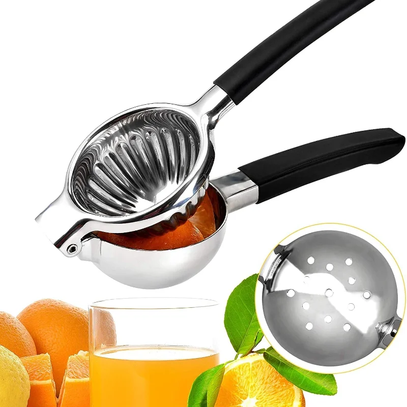 

Lemon Squeezer Citrus Juicer with Filter Premium Quality Heavy Duty Stainless Steel Extract the Most Juice of Lime Orange Citrus