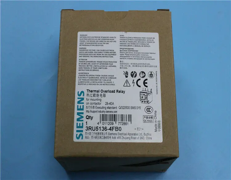 1 шт. Siemens 3RU5136 4FB0 28 40A тепловое реле Бесплатная доставка|Автоматизация зданий| |