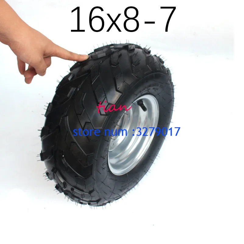 Горячая Распродажа хорошее качество картинг детская коляска ATV UTV 16X8-7 дюймов