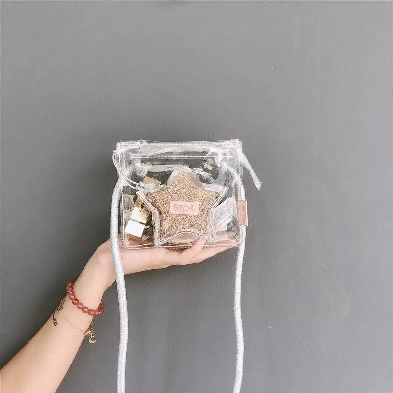 ZA новая Желе Детская сумка для девочек прозрачная звезда пластиковый ТПУ