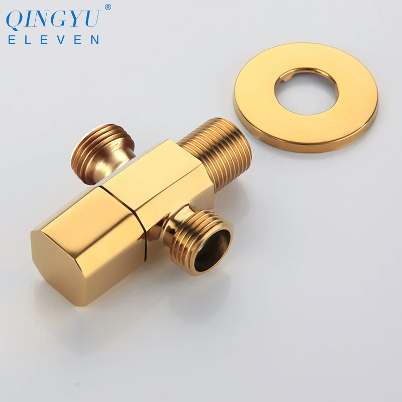 

QINGYU ELEVEN Mirror Gold Soild Brass Toilet Bidet Sprayer Set hygienic shower hand toilet spray gun shower bidet set