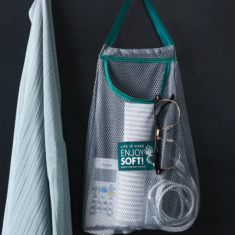 

Vegetable Hanging Net Bag Reusable Hanging Mesh Bag Tote Net Shoulder Bag Garlic Onion Products Bags E7