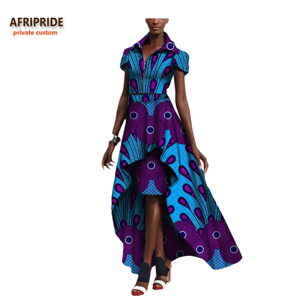 Африканский осенний женский костюм-тройка AFRIPRIDE топ с коротким рукавом +