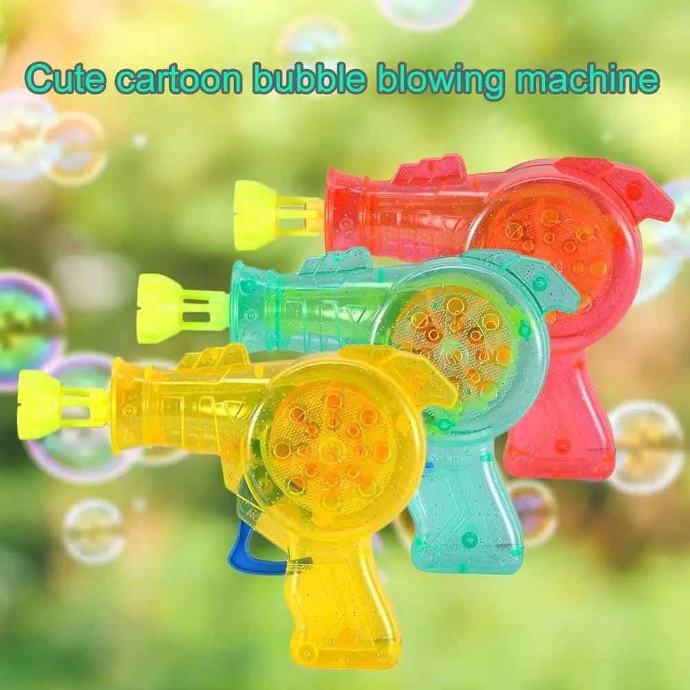 

1pcs Lovely Cartoon Animal Soap Water Bubble For Kid Outdoor Toys Children Blowing Bubbles Toy Manual Bubble Gun Blower