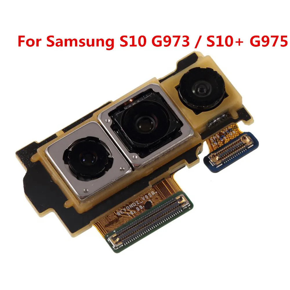 Модуль основной задней камеры для Samsung Galaxy S10 G973 / Plus G975 гибкий кабель запасная