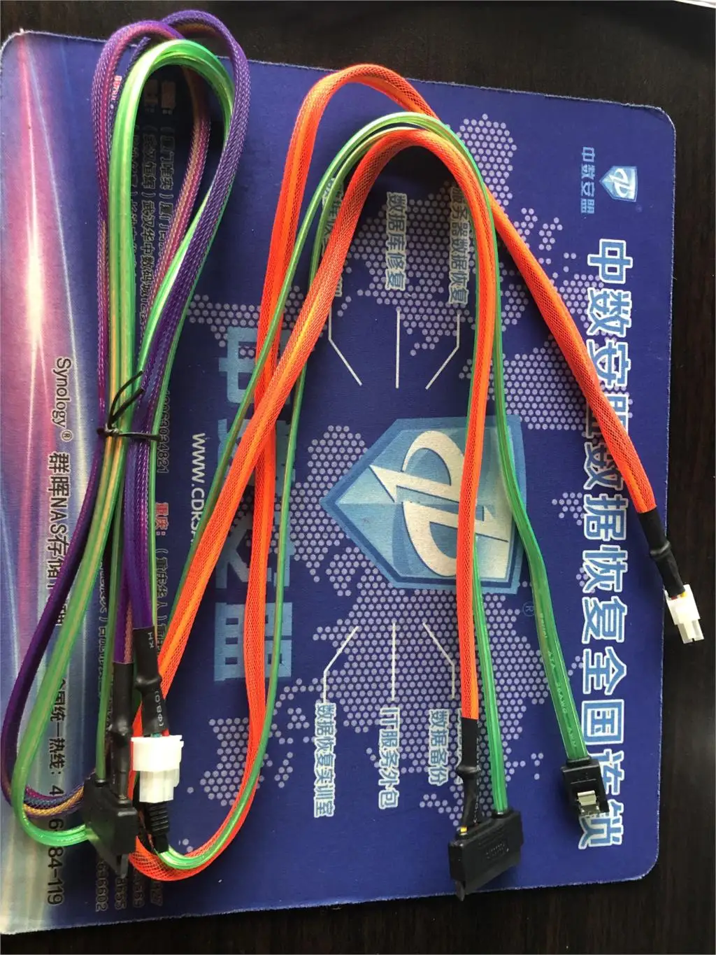 Кабель питания MRT PC3000 1 + кабель передачи данных SATA два в одном с плетеной сеткой