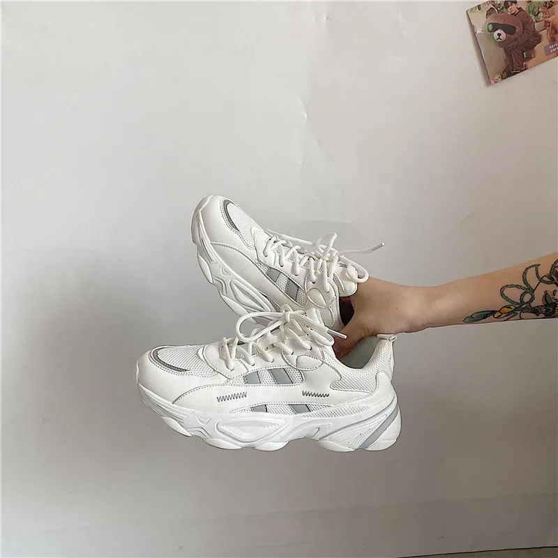 

2021 Summer New Shoes Breathable Casual Sneakers Couple Dad Shoes Tide