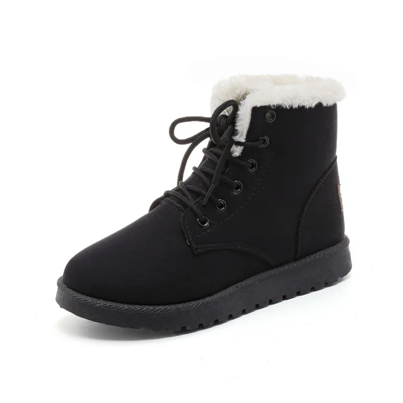 CuddlyIIPanda Brand New Super Cheap Classic Women Snow Boots Fluffy Furry Ankle Winter Fur Black Red Botas Mujer | Обувь
