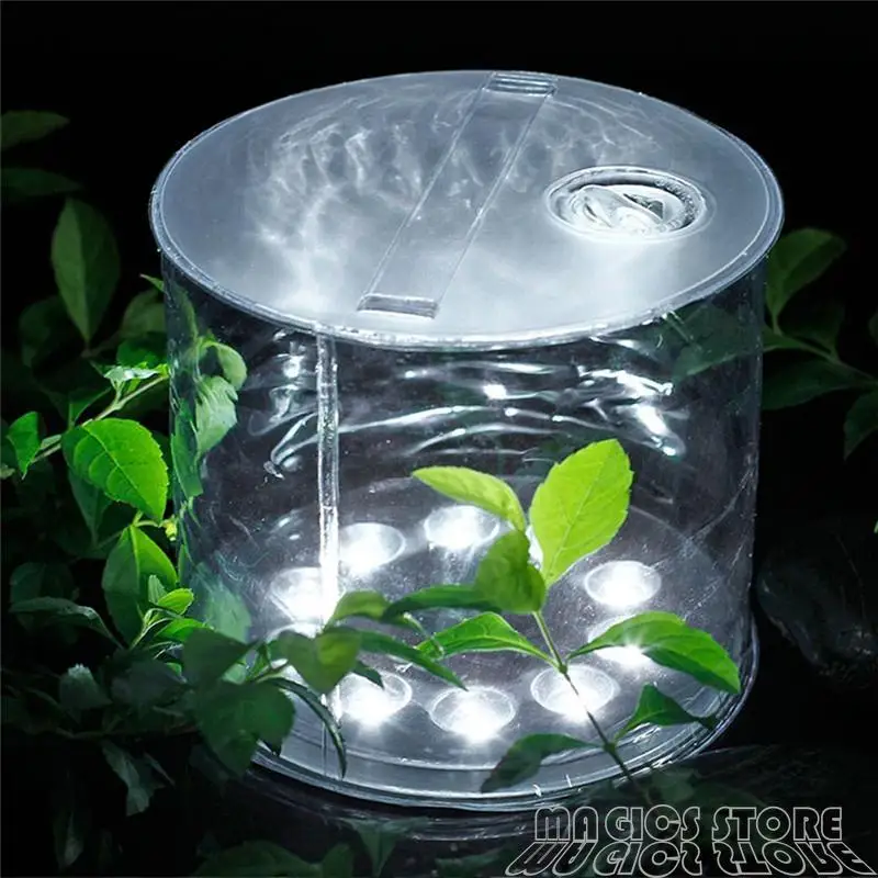 Надувная палатка на солнечной энергии светильник-лампа 10 светодиодов фонарь для