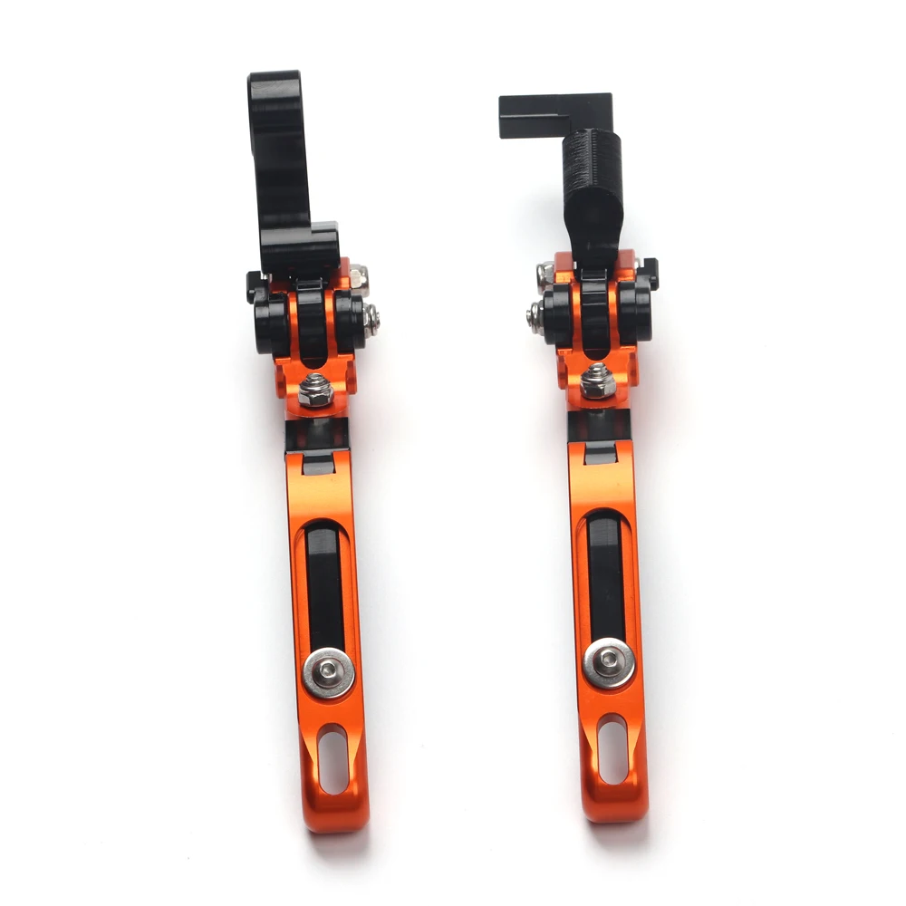 

With logo 20 colors For KTM 125 DUKE 2014 2015 2016 Motorcycle Accessories CNC Adjustable Foldable Brake Handle Clutch Lever
