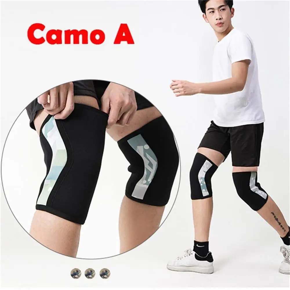 2 шт неопреновые спортивные наколенники для тяжелой атлетики 7 мм настраиваемые