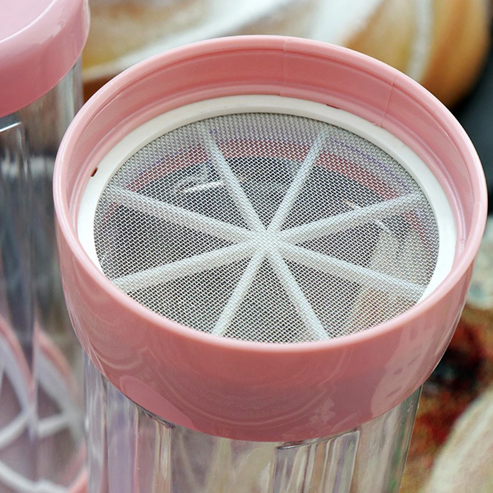 Manual Fine Mesh Sieve Cup Flour Powder Sifter Kitchen DIY Cooking Baking Tool tamizador de harina flour sieve kitchen dining | Дом и сад