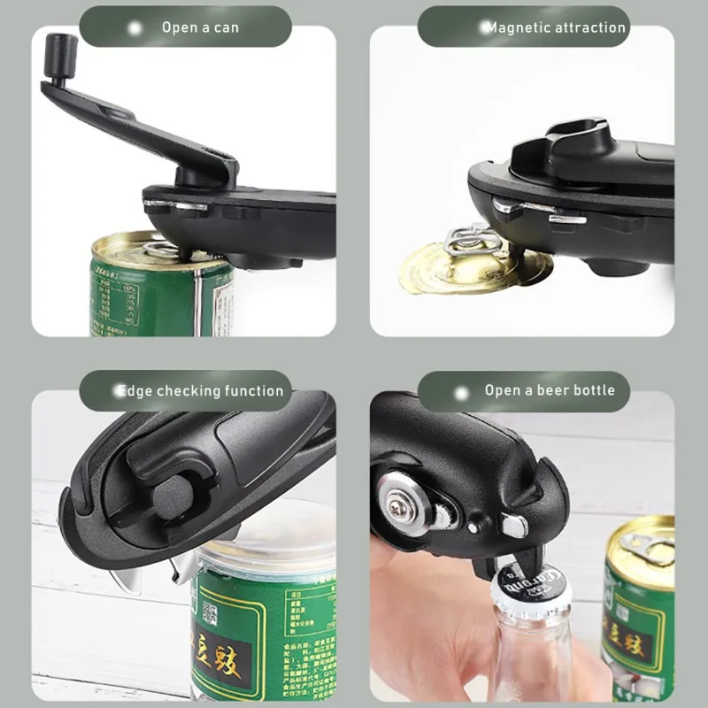 

Wine Bottle Openers Manual Beer Bottle Opener Red Jar Opener Multifunctional Beer Canned Opener Home Kitchen Gadgets