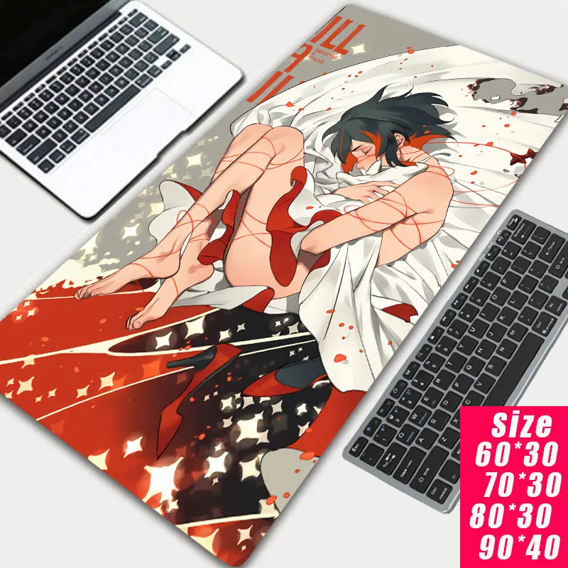 Большой коврик для мыши KILL la Girl аниме антискользящий антистатический игроков в