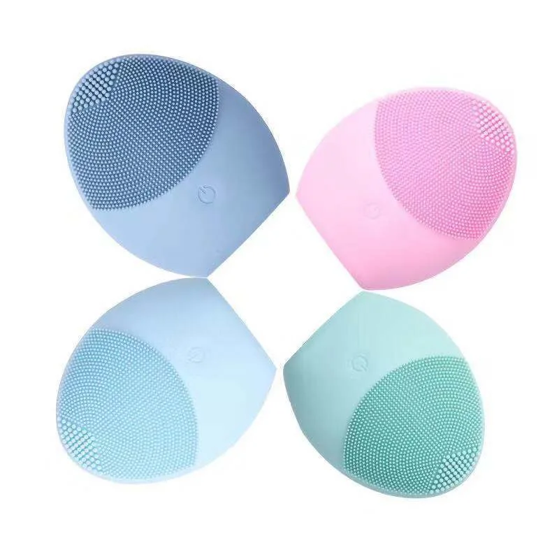 

Silicone Face Cleansing Brush Mini Electric Face Cleanser Electric Facial Cleanser Cleansing Skin Deep Washing Massage Brush